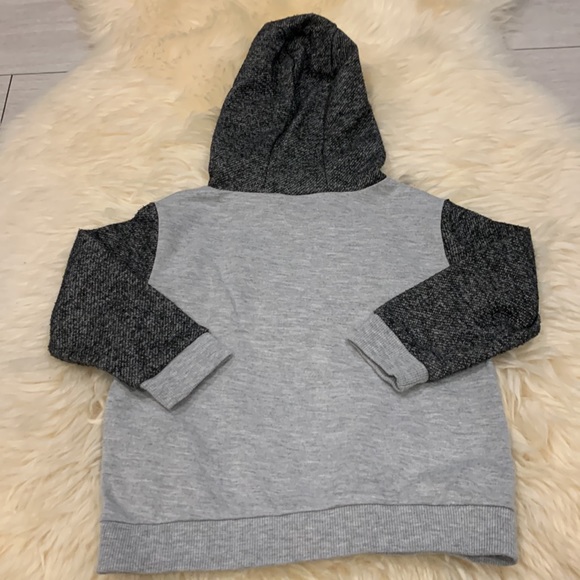 Nannette Kids Matching Set Sweatpants and Hoodie in 24M in Colour Gray/Red Plaid - Picture 9 of 10